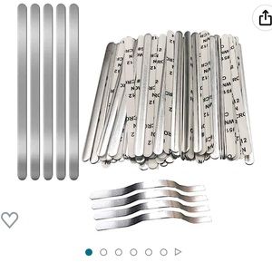 100 Pieces Nose Bridge Strips for Masks DIY Sewing Project Clothes Making